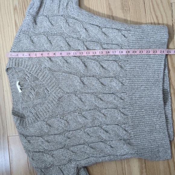 SKIN Abrielle $298 Alpaca Blend Sweater in Jute Small - Picture 7 of 8